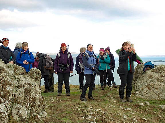 6.Mynydd Mawr - Anelog - Porth Meudwy Circular
12/2/23. Right on the tip of Pen-y-Cil admiring the view to the SW of Bardsey Sound with Bardsey Island in the distance.
Keywords: Mynydd Mawr - Anelog - Porth Meudwy Circular