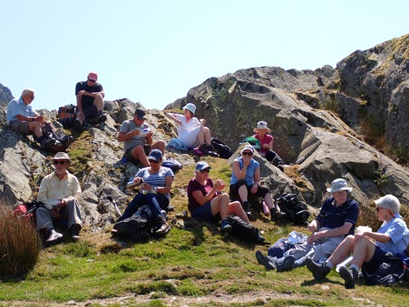 6.Nant Ffrancon
04/06/23.  Lunchtime , on the valley floor close to Afon Ogwen and Ty Gwyn.
Keywords: Jun23 Sunday Annie Andrew Jean Norton