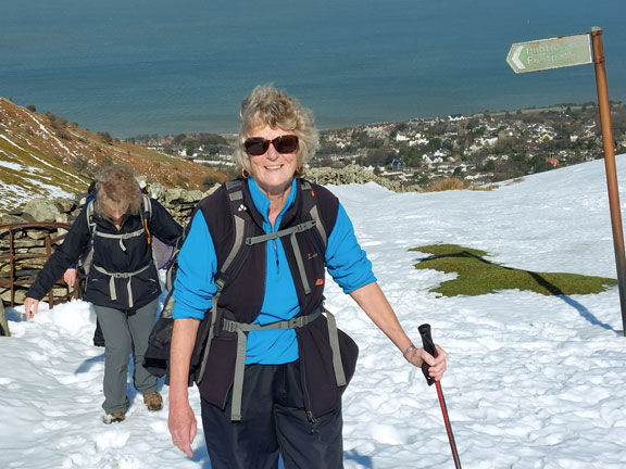 3.Penmaenmawr
12/3/23. A few yards further on from the last photograph. We could be in the Alps. Photo: Jane Rosewarne.
Keywords: Mar23 Sunday Jean Norton Annie Andrew