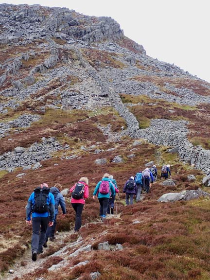 6.Nantcol-Y Llethr-Rhinog Fach
9/4/23. Starting the climb up Rhinog Fawr.
Keywords: Apr23 Sunday Gareth Hughes