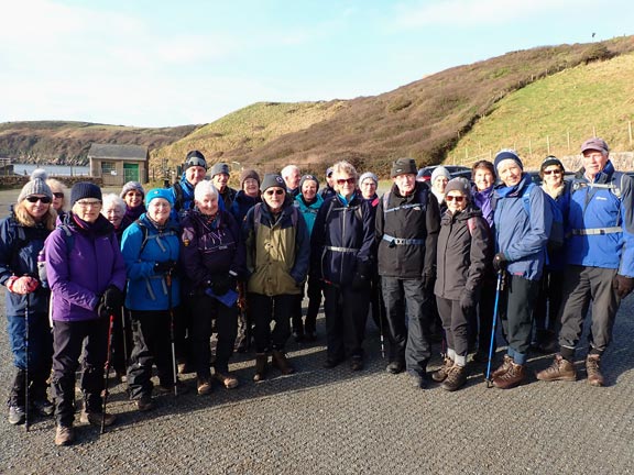 1. Aberdaron - Porth Ysgo
1/2/24. Setting off from the National Trust car park in Aberdaron.
Keywords: Feb24 Thursday Ann Jones