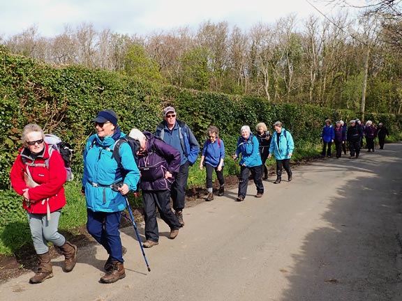 2. Afon Ogwen Circuit
11/4/24. On our way, on the North Wales Path from the car park, making our way to Tal-y-bont having crossed the A55 southwards.
Keywords: Apr24 Thursday Kath Mair