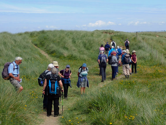 2. Caernarfon Airport - Fort Belan
20/06/24.  Taking the path northwards along the coast alongside the airfield.
Keywords: Jun24 Thursday Colin Higgs