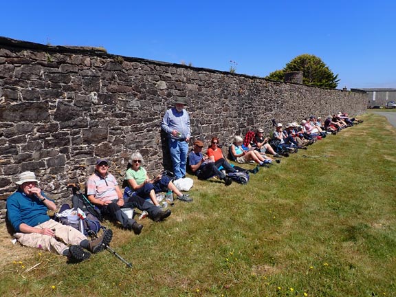 5. Caernarfon Airport - Fort Belan
20/06/24. We retreated a few yard and used Fort Belan's outer wall as a sun trap for our lunch spot.
Keywords: Jun24 Thursday Colin Higgs