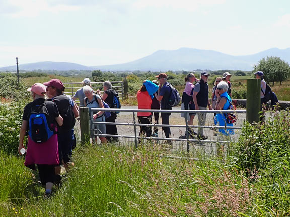 7. Caernarfon Airport - Fort Belan
20/06/24. Time to head towards our starting point. At a junction close to a track to Blythe Farm, alongside Afon Carrog we turn north west towards the airport. 
Keywords: Jun24 Thursday Colin Higgs