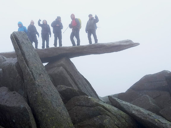 4.Glyders
10/3/24. The obligatory Cantilever shot. No fear shown. Photo: Eryl Thomas.
Keywords: Mar24 Sunday Gareth Hughes