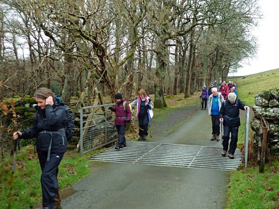 2. Llanbedr - Artro - Cwm Nantcol
15/2/24. Arriving at the Nantcol Waterfalls Camping Site. Still closed for the winter but he paths to the falls are open.
Keywords: Feb24 Thursday Hugh Evans