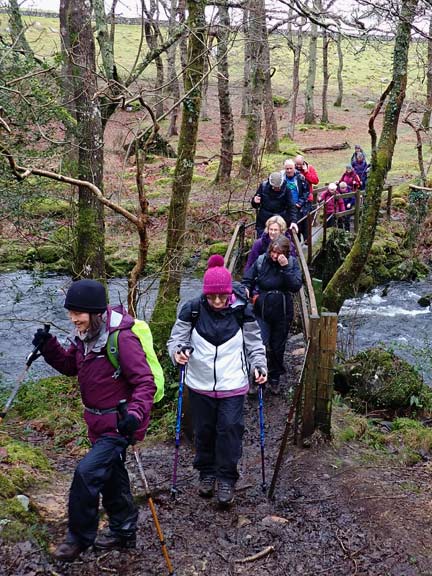 7. Llanbedr - Artro - Cwm Nantcol
15/2/24. Over the Afon Cwmnantcol again and now it is straight back to Llanbedr and the Victoria Inn before our rail return home.
Keywords: Feb24 Thursday Hugh Evans