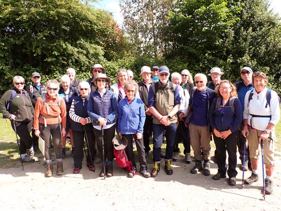 1.Llanbedrog - Wern Fawr
6/6/24. Ready to set off from the National Trust car park in Llanbedrog.
Keywords: Jun24 Thursday Christine Evans