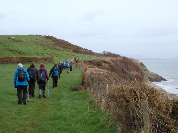 2. Llanbedrog - Pwllheli
Feb24. Approaching Carreg y Defaid.
Keywords: Feb24 Thursday Chris Evans