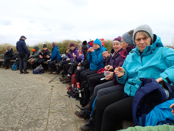 4. Llanbedrog - Pwllheli
Feb24. Finally on the prom in Pwllheli. That circle of seats did us very well.
Keywords: Feb24 Thursday Chris Evans