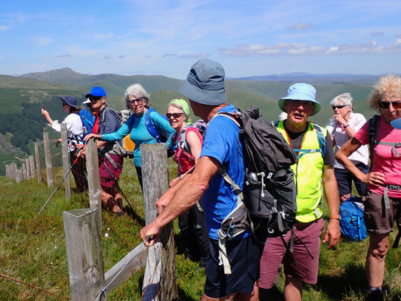 7.Maesglase, Maen Du & Craig Rhiw-erch
2/6/24.  Finally we reached Maen Du at 2207ft. What a view.
Keywords: Jun24 Sunday Adrian Thomas