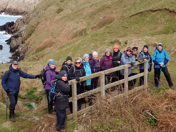 4.Porth Meudwy - Mynydd Anelog
28/3/24. The bridge shot at Porth Llanllawen
Keywords: Mar24 Thursday Annie Andrew Jean Norton