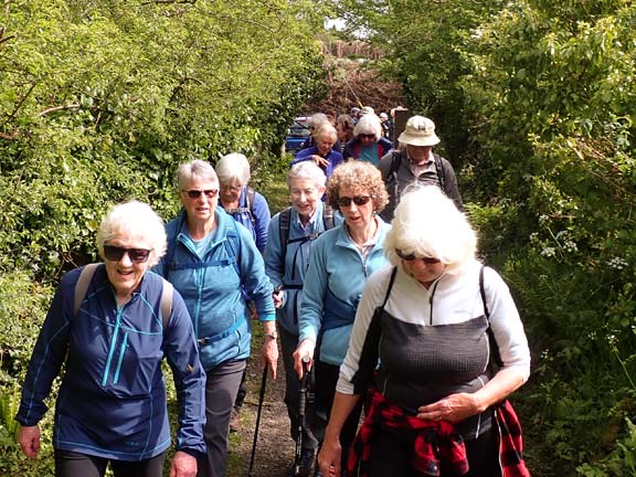 3. Pwllheli Circuit
9/5/24.On the path to Y Garn from the minor road close to Coleg Meirion Dwyfor -Pwllheli.
Keywords: May24 Thursday Meri Evans