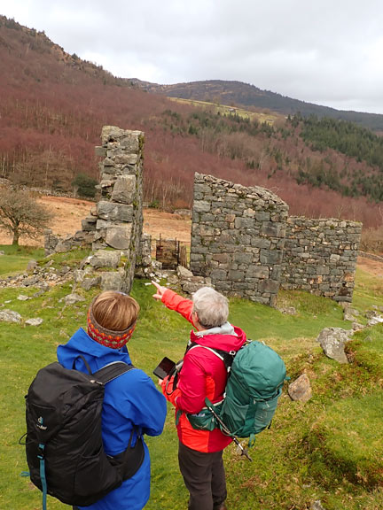 4.Garn III
11/2/24.  A derelict mining building. The old waterwheel can be seen through the gap between the two walls.
Keywords: Feb24 Sunday Gareth Hughes