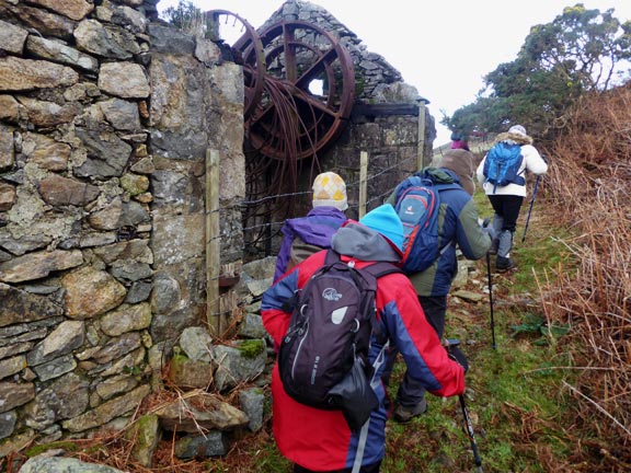 2. Clynnog Circuit
2/1/25. Quarry winding gear close to Tyddyn Hywel. Photo: Gwynfor Jones.
Keywords: Jan25 Thursday Ann Jones