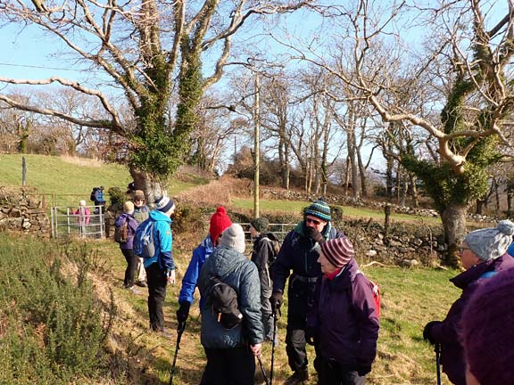 5. Y Foryd
13/02/25. Approaching Tan-y-Graig. Having negotiated a rather difficult stile we are waiting for the rest of the group to join us.
Keywords: Feb25 Thursday Judith Thomas