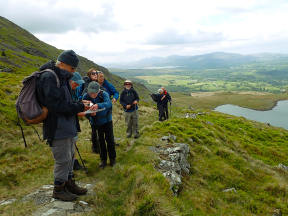 3. Manod Mawr - Blaen y Cwm
4/5/25.On our way up the incline on the west side of Manod Mawr. Part of Llyn Manod can be seen on the right of the picture.
Keywords: May25 Sunday Hugh Evans