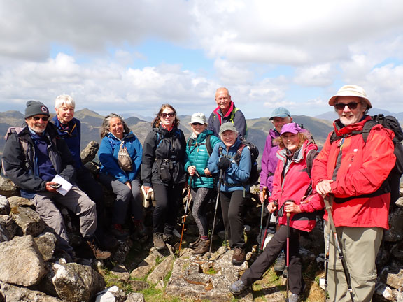 4. Manod Mawr - Blaen y Cwm
4/5/25. At the summit of Manod Mawr inside a circular low wall of stones which gives a little protection from the elements. Brilliant views all around.
Keywords: May25 Sunday Hugh Evans