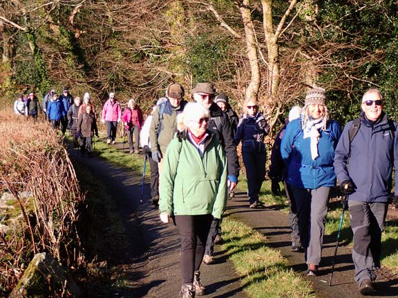 4.Porthmadog - Tremadog - Borth-y-Gest
16/1/25. On the driveway, leading off the Tremadog - Prenteg road just outside Tremadog, towards Farm Yard Farm and the crossing of the Welsh Highland Railway line.
Keywords: Jan25 Thursday Colin Higgs