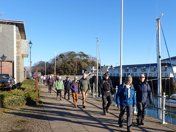 5.Porthmadog - Tremadog - Borth-y-Gest
16/1/25. Walking along the harbour wall at Porthmadog on our way to Borth-y-Gest.
Keywords: Jan25 Thursday Colin Higgs