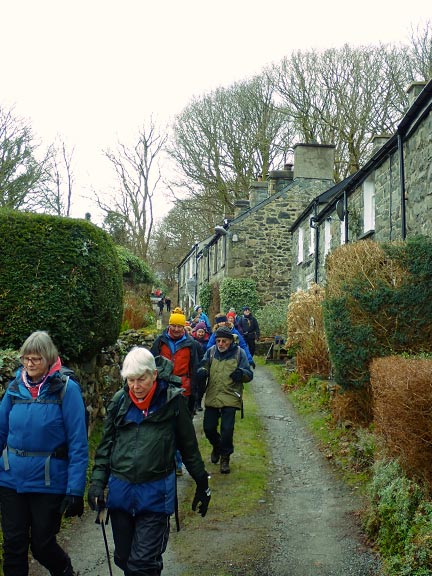 4.Trawsfynydd - Gellilydan
12/1/25. Entering Gellilydan.
Keywords: Jan25 Sunday Gwynfor Jones