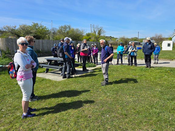 4. Abersoch Hinterland
23/04/26. Panad time at Marchroes. Plenty of places to sit including picnic tables. The toilets were handy too. 
Keywords: Apr26 Thursday Margot Jones