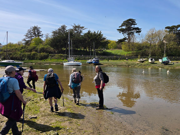 7. Abersoch Hinterland
23/04/26. From the kiln and then down walk alongside the river flowing through the harbour.
Keywords: Apr26 Thursday Margot Jones