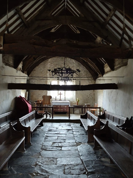 5. Llanbedr - Harlech
12/2/26. The inside of St Tanwg's church. Photo: John Kilbey.
Keywords: Feb26 Thursday Meri Evans Judith Thomas