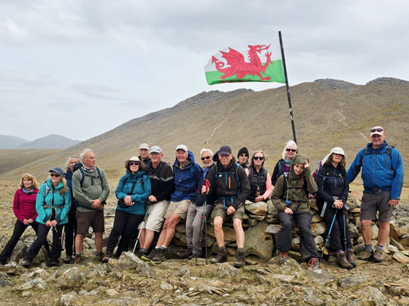 8. Pedol Marchlyn Horseshoe
26/04/26. A cause for celebration, four peaks conquered! Photo: Mags McQuillan Jones
Keywords: Apr26 Sunday Gareth Hughes