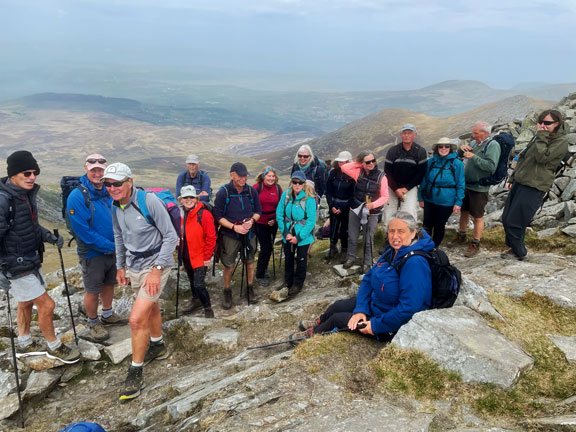 6. Pedol Marchlyn Horseshoe
26/04/26. Ready for off from the summit after lunch. Photo: Noel Davey.
Keywords: Apr26 Sunday Gareth Hughes