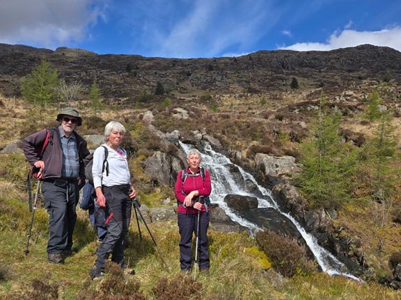 5. Moel Siabod Foothills
19/04/26. A long waterfall at about 1400ft. More scrambling ahead. Will it never stop. 
