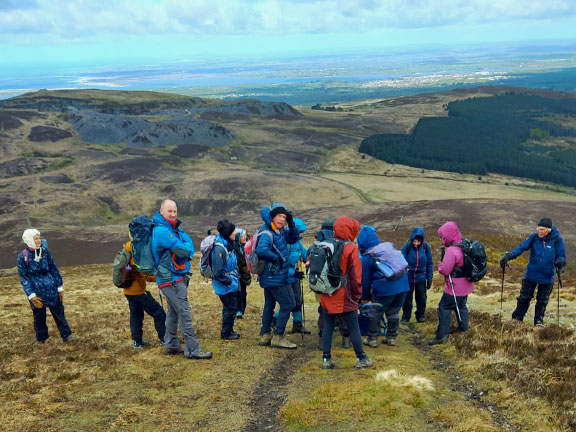 2. Mynydd Mawr
5/4/26. On our way up Mynydd Mawr with not far to go. Photo: Eryl Thomas.
Keywords: Apr26 Sunday Noel Davey