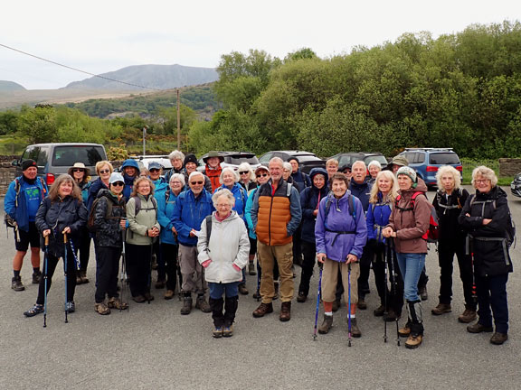 1. Talysarn-Tanyrallt
7/5/26. Group photograph in the Talysarn Car Park. Both the C & D groups.
Keywords: May26 Thursday Colin Higgs