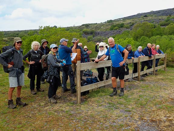 6. Talysarn-Tanyrallt
7/5/26. Viewing point overlooking the Dorothea Quarry.
Keywords: May26 Thursday Colin Higgs
