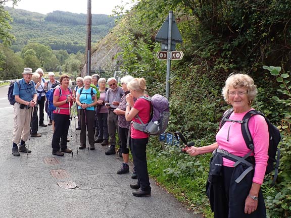 8. Betws -y-Coed - Fairy Glen - Conwy Falls
14/9/23. Back at the bridge. Now just 1.5 miles to Pont-y-pair and the end of the walk.
Keywords: Sep23 Thursday Dafydd Williams