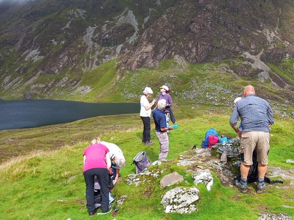 4.Cadair Idris
20/8/23. A stop at Llyn Cau. Photo: Eryl Thomas
Keywords: Aug23 Sunday Noel Davey