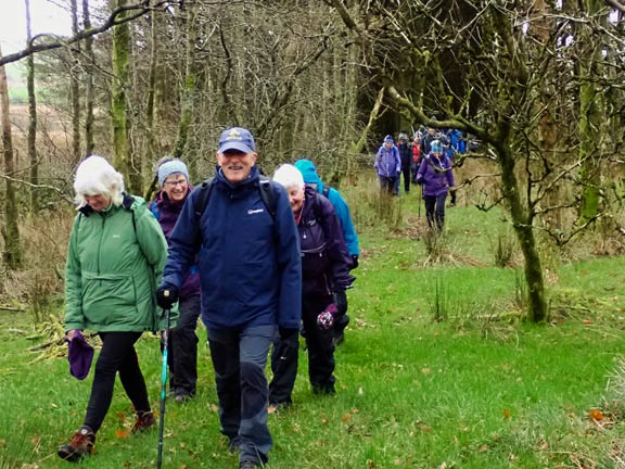 6.Cwmystradllyn
23/11/23. Making our way through a bit of woodland before coming out of on the road towards the lake. Just 0.3miles to go.
Keywords: Nov23 Thursday Colin Higgs