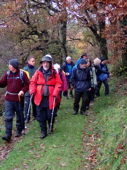 5. Dyffryn Maentwrog
19/11/23. Making good progress along from the Ffestiniog Railway Plas Halt.
Keywords: Nov23 Sunday Hugh Evans