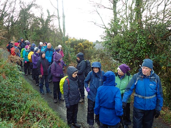 5.Llanbedrog Head
9/11/23. Up from the beach and at the junction where we take a steep path up onto Llanbedrog Head.
Keywords: Nov23 Thursday Meri Evans