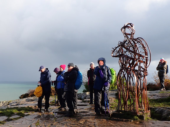 8.Llanbedrog Head
9/11/23. At the Iron Man above Llanbedrog.
Keywords: Nov23 Thursday Meri Evans