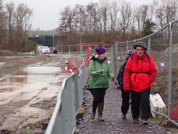 5.Eifionydd Circular
17/12/23. Due to civil engineering works at Hafan y Môr blocking the Wales Coast path we had to take a diversion inland. Lunch at Penychain Railway Station was taken soon afterwards.
Keywords: Dec23 Sunday Kath Mair