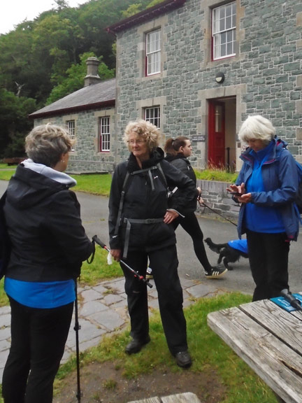 2.Llyn Padarn
3/8/23.  Outside the old Quarry Hospital above Llyn Padarn. Photo: Dafydd Williams.
Keywords: Aug23 Thursday Annie Andrew Jean Norton