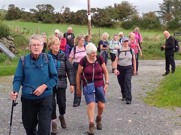 4.Lôn Goed
13/8/23. Hendre Cennin; the north end of Lôn Goed.
Keywords: Aug23 Sunday Dafydd Williams