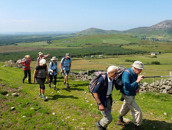 3.Moel Bronmiod
20/07/23.Making our way up Moel Bronmiod on the gently sloping part. In a few yards we will make a right and climb straight up to the summit.
Keywords: Jul23 Thursday Judith Thomas