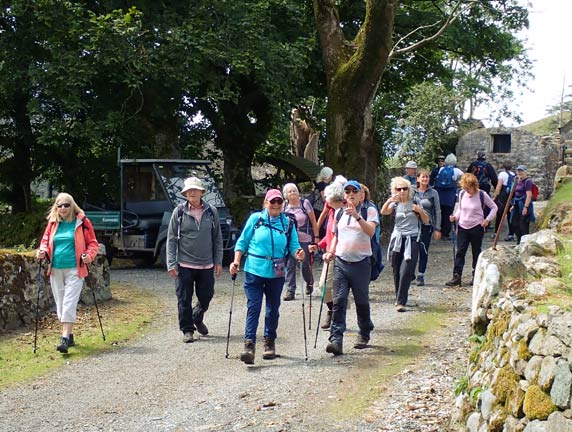 7.Moel Bronmiod
20/07/23. A wrong turn by a few yards. The path we want is on the right, hidden and deeply muddy. There are no photographs of of the next  20 yards of the walk.
Keywords: Jul23 Thursday Judith Thomas