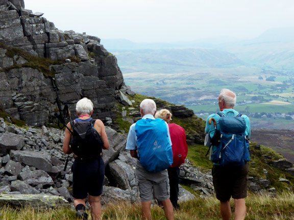 6.Clip, Moel Ysgyfarnogod and Foel Penolau.
10/09/23. Sizing up Foel Penolau before the final push. Photo: Gwynfor Jones.
Keywords: Sep23 Sunday Adrian Thomas