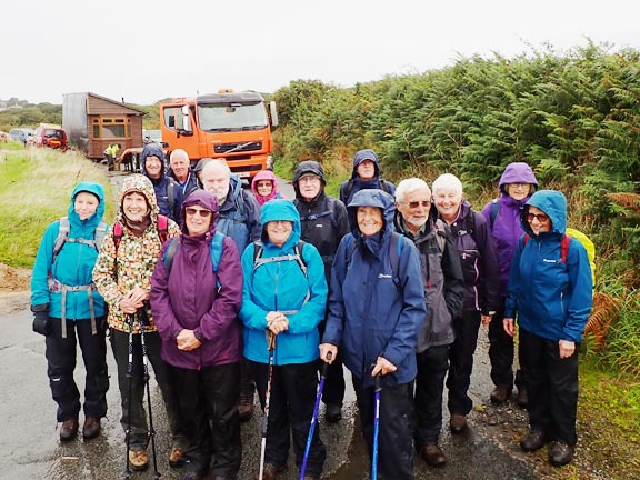 1.Tudweiliog Circular
31/08/23. Ready for off following car parking rearrangement due to mobile home transporter.
Keywords: Aug23 Thursday Ruth Williams