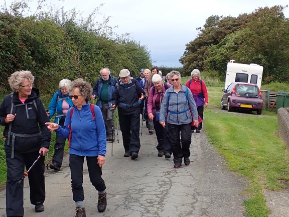 7.Tudweiliog Circular
31/08/23.  Just a short distance to get back to the cars. Will the mobile home transporter still be there?!
Keywords: Aug23 Thursday Ruth Williams