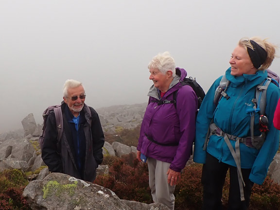 4,.Yr Eifl
27/8/23. A brie stop just below the summit of Yr Eifl to let everybody catch up. The rocks around us shows the terrain that we have been climbing up through.
Keywords: Aug23 Sunday Annie Andrews